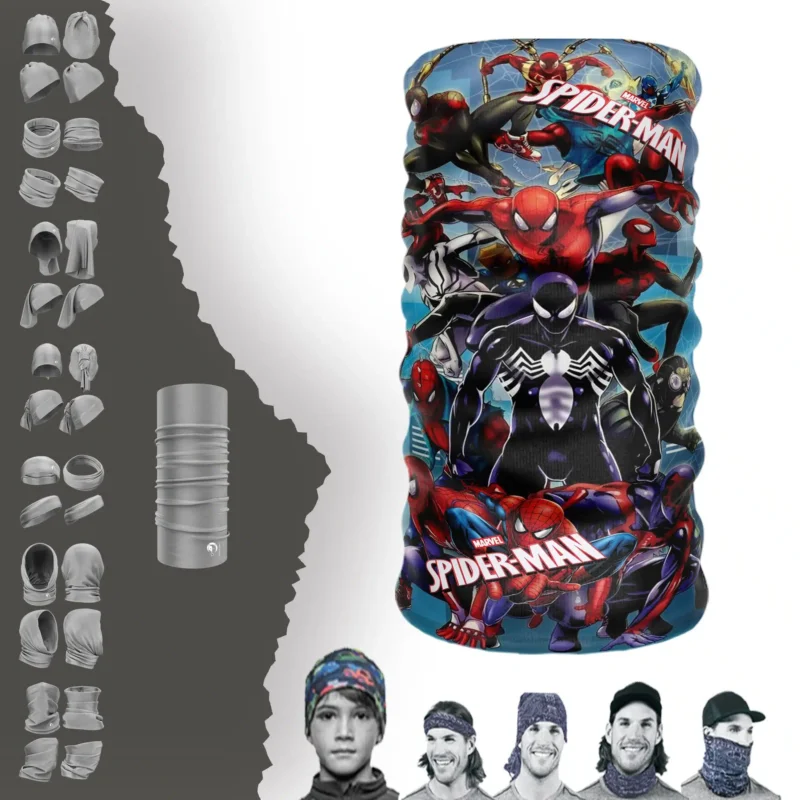 Spiderman  Boyunluk Bere Bandana Maske Bone Toka Saçbandı