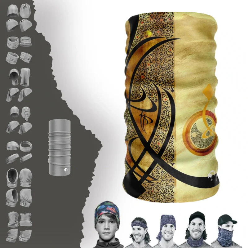 Etnik Desenli Boyunluk Bere Bandana Maske Bone Toka Saçbandı