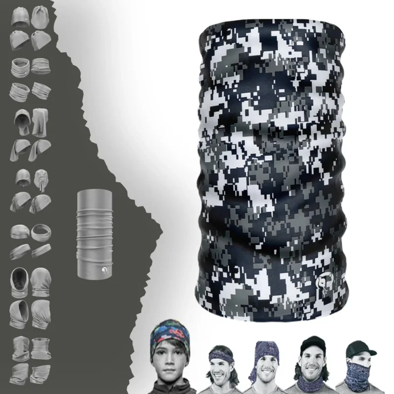 Kamuflaj  Boyunluk Bere Bandana Maske Bone Toka Saçbandı