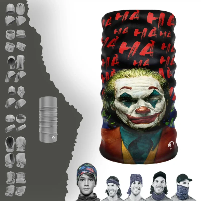Joker Ha hA Ha Boyunluk Bere Bandana Maske Bone Toka Saçbandı