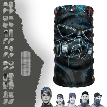 Maskeli Adam Boyunluk Bere Bandana Maske Bone Toka Saçbandı
