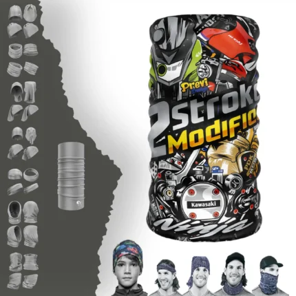 Stroke Modified Boyunluk Bere Bandana Maske Bone Toka Saçbandı
