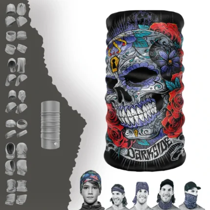 Güzel Kurukafa Boyunluk Bere Bandana Maske Bone Toka Saçbandı