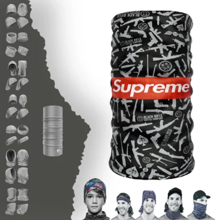 Tabancalı Supreme Boyunluk Bere Bandana Maske Bone Toka Saçbandı