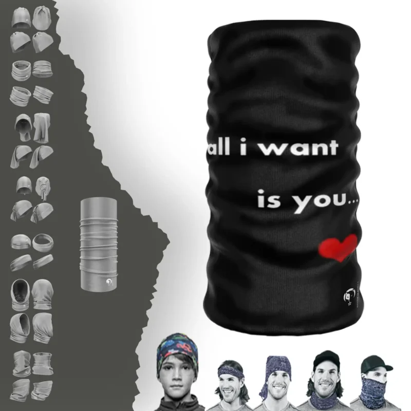 All i Want İs You Tüp Boyunluk Bandana Baf Toka Maske Saçbandı
