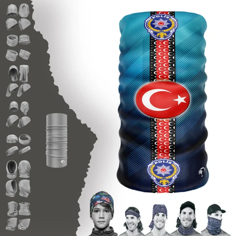 Polis Tüp Boyunluk Bandana Baf Toka Maske Saçbandı