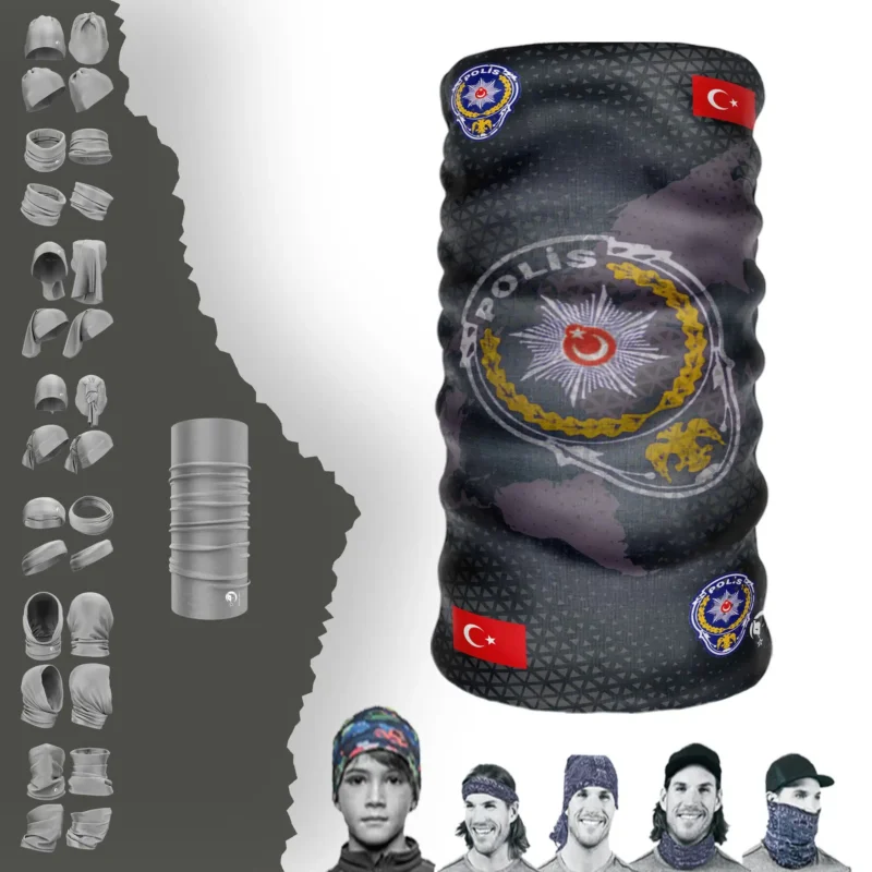 Polis Tüp Boyunluk Bandana Baf Toka Maske Saçbandı