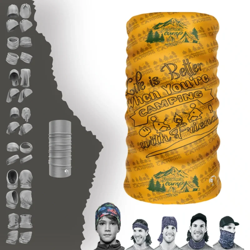 Camping/Kampçılık Boyunluk Bere Bandana Maske Bone Toka Saçbandı