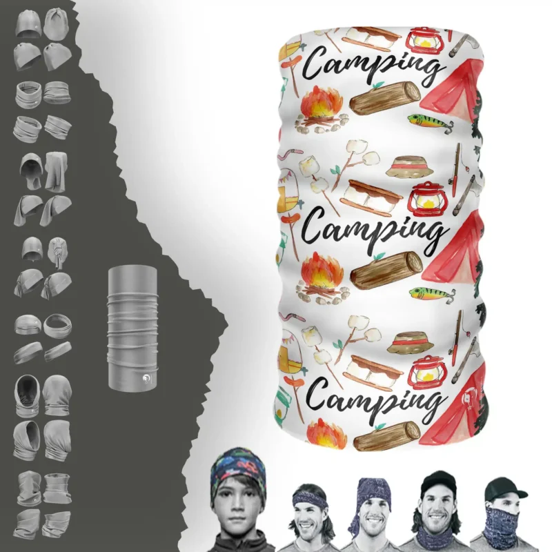 Camping/Kampçılık Boyunluk Bere Bandana Maske Bone Toka Saçbandı