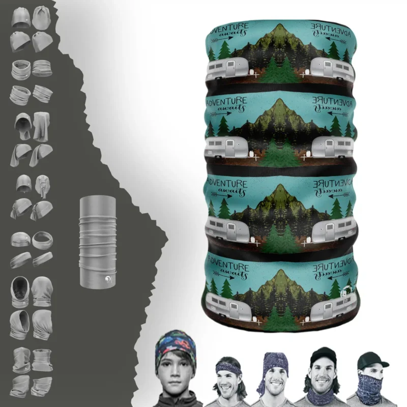 Camping/Kampçılık Boyunluk Bere Bandana Maske Bone Toka Saçbandı