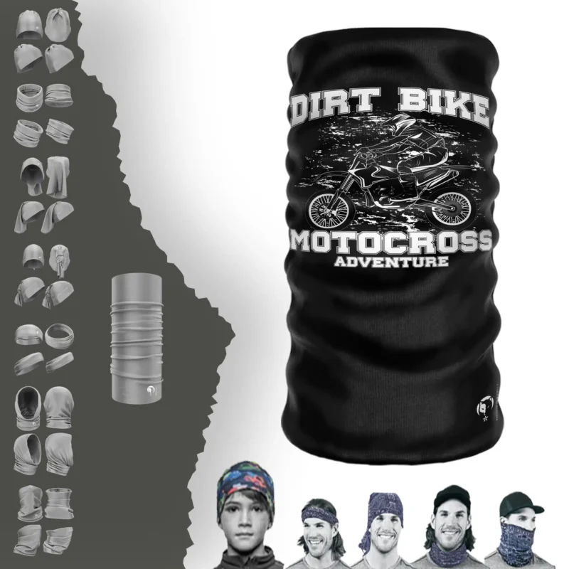 Dirt Bike Motocross Boyunluk Bere Bandana Maske Bone Toka Saçbandı