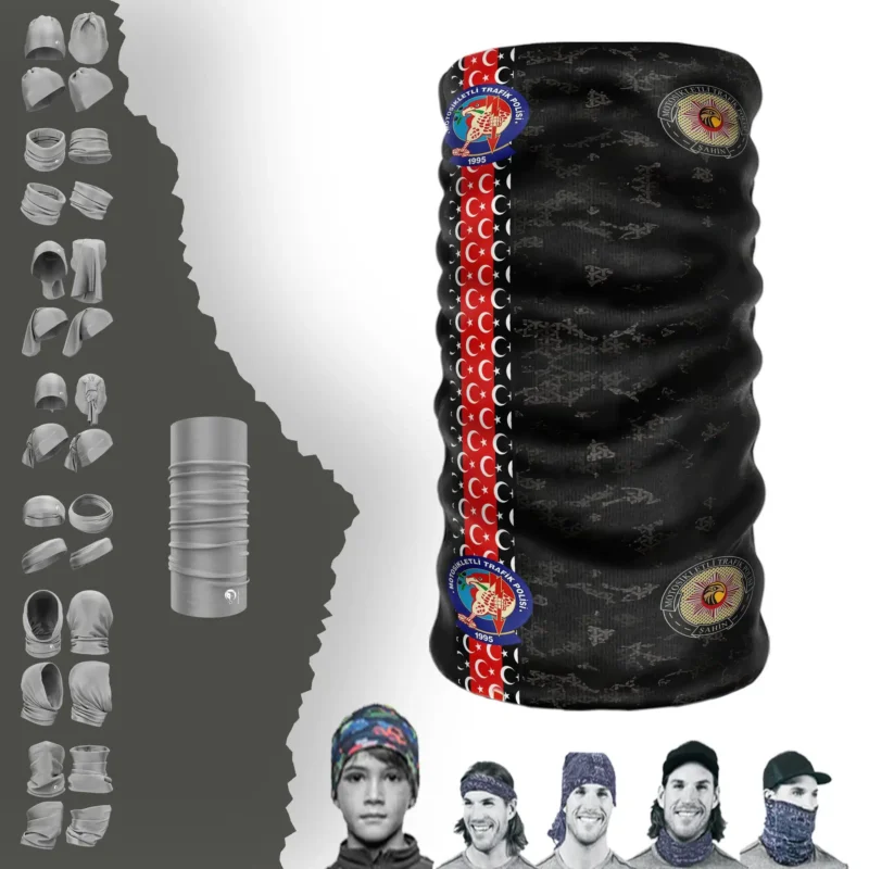 Polis Boyunluk Bere Bandana Maske Bone Toka Saçbandı