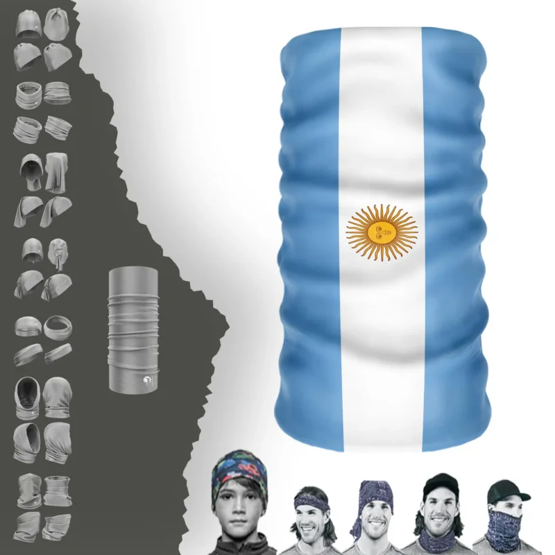Botswana Bayrak Boyunluk Bere Bandana Maske Bone Toka Saçbandı