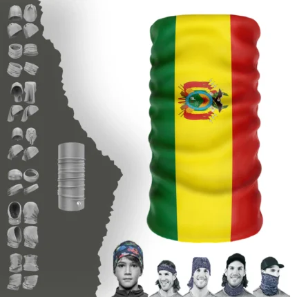 Bolivia Bayrak Boyunluk Bere Bandana Maske Bone Toka Saçbandı