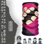 Büyük Pembe Canavar Boyunluk Bere Bandana Maske Bone Toka Saçbandı
