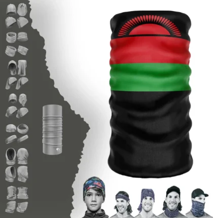 Malawi Bayrak Boyunluk Bere Bandana Maske Bone Toka Saçbandı