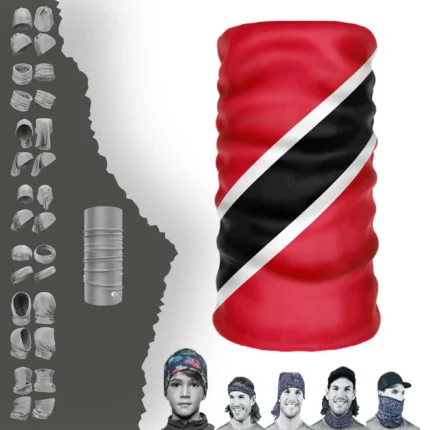 Trinidad-And-Tobago Bayrak Boyunluk Bere Bandana Maske Bone Toka Saçbandı