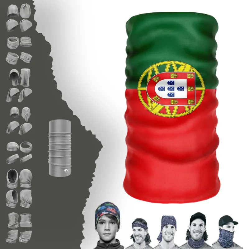 Portugal Bayrak Boyunluk Bere Bandana Maske Bone Toka Saçbandı